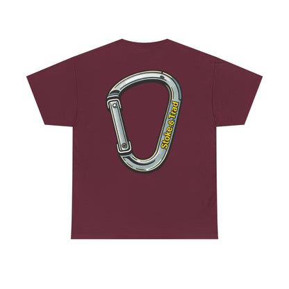 Carabiner T-shirt | Rock Climbing Shirt Stoke & Trad