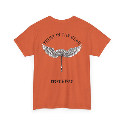 Trust In Thy Gear| Rock Climbing Shirt Stoke & Trad