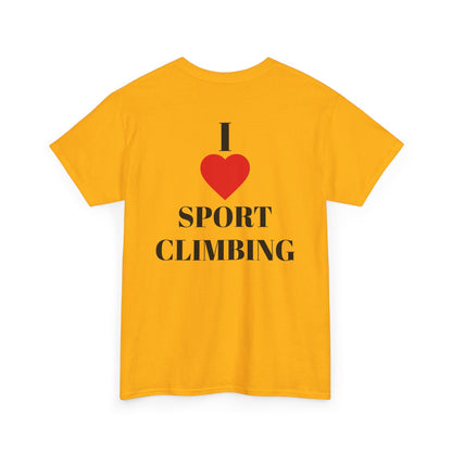 I Love Sport Climbing| Rock Climbing Shirt Stoke & Trad