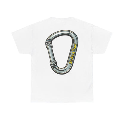 Carabiner T-shirt | Rock Climbing Shirt Stoke & Trad