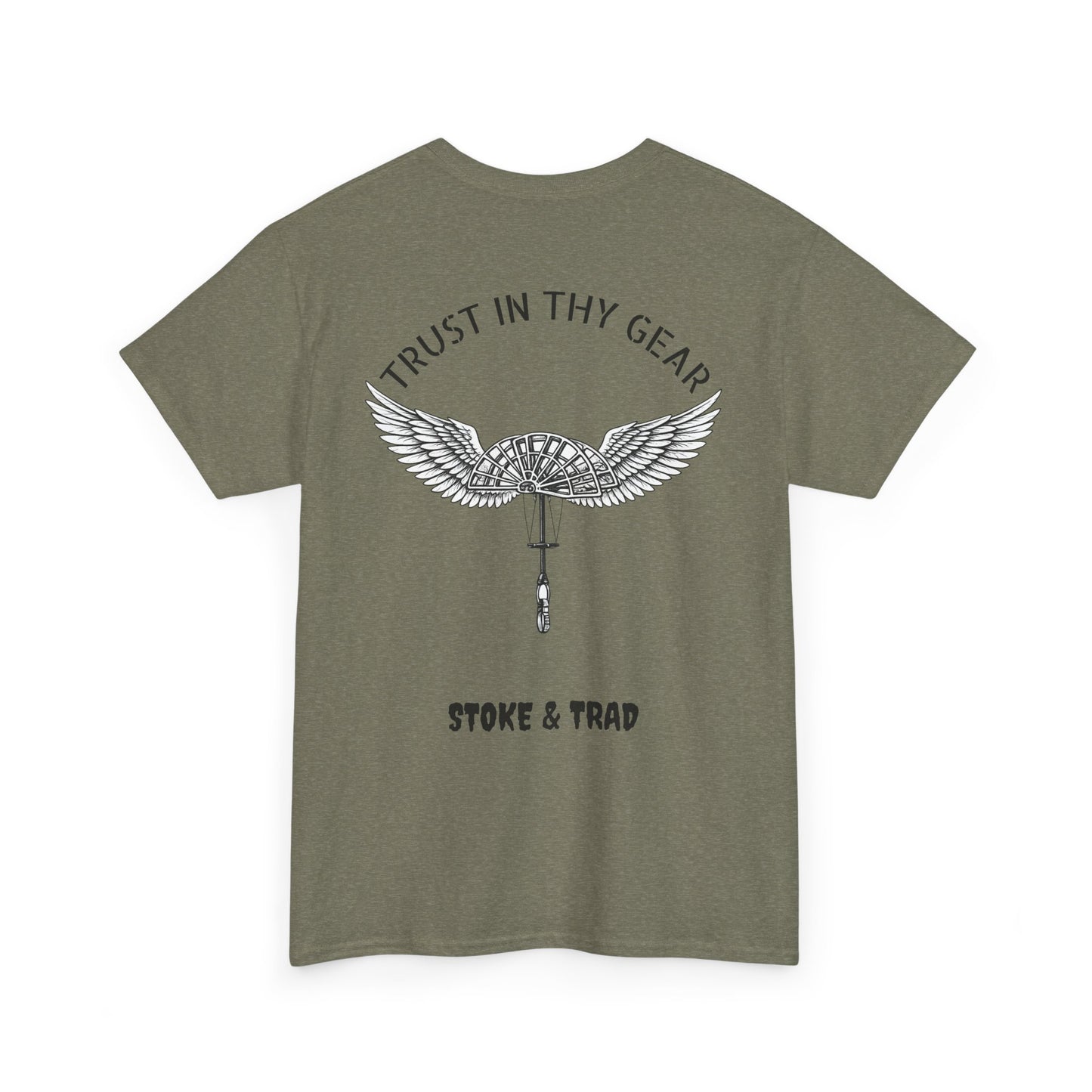 Trust In Thy Gear| Rock Climbing Shirt Stoke & Trad