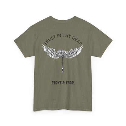 Trust In Thy Gear| Rock Climbing Shirt Stoke & Trad