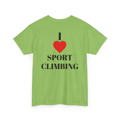 I Love Sport Climbing| Rock Climbing Shirt Stoke & Trad