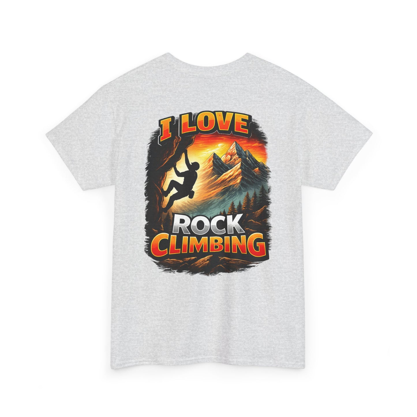 I Love Rock Climbing logo| Rock Climbing Shirt Stoke & Trad