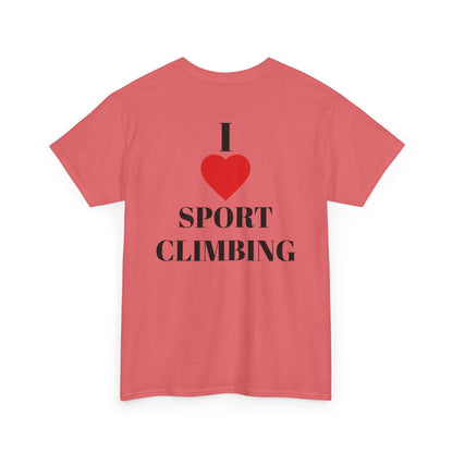 I Love Sport Climbing| Rock Climbing Shirt Stoke & Trad